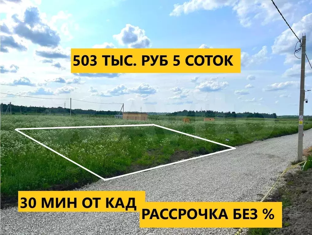 Участок 5 сот. (СНТ, ДНП) - Фото 0