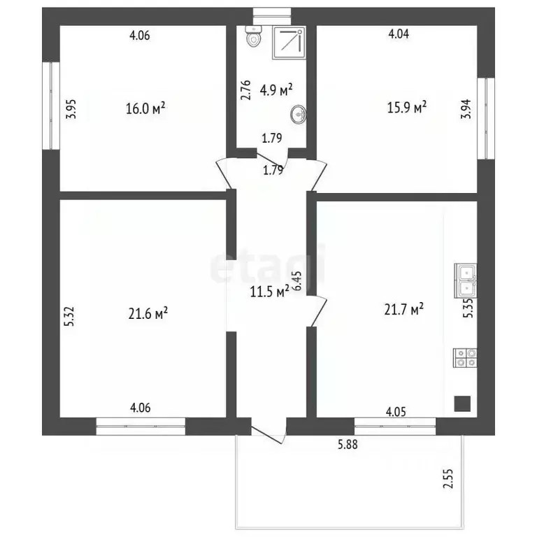Дом в Ростовская область, Таганрог Мичуринец-2 садовое товарищество, ... - Фото 2