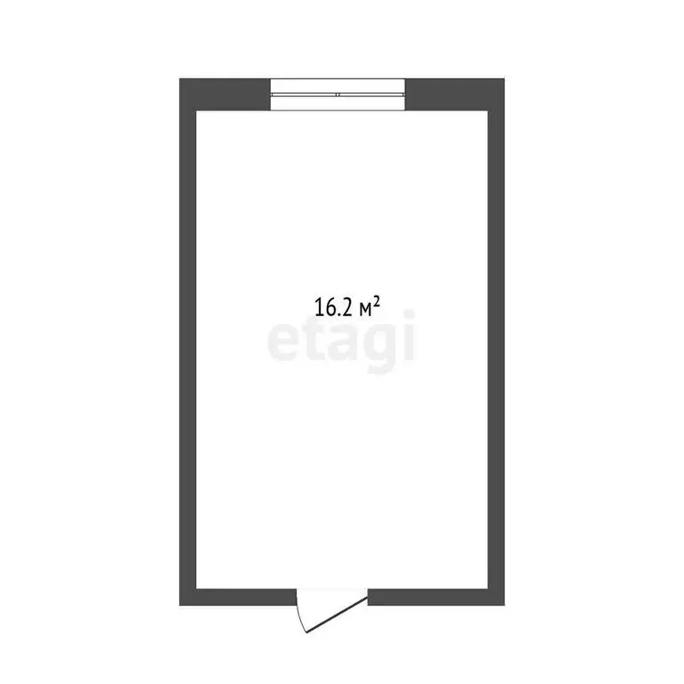 1к в -комнатной квартире (16.2 м) - Фото 1