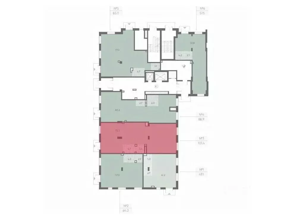 Офис в Санкт-Петербург Партизанская ул., 5 (101 м) - Фото 2