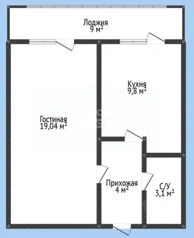 1-к кв. Дагестан, Махачкала ул. Бейбулатова, 36 (46.0 м) - Фото 2