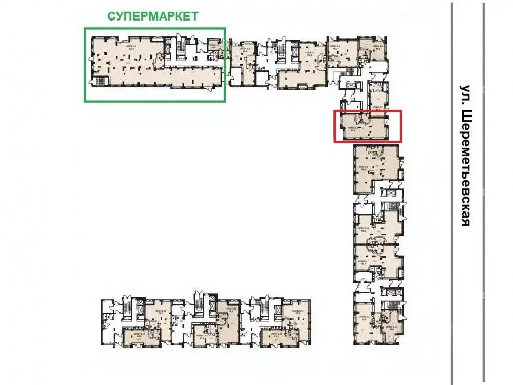 Торговая площадь в Московская область, Химки Клязьма-Старбеево мкр, ... - Фото 2