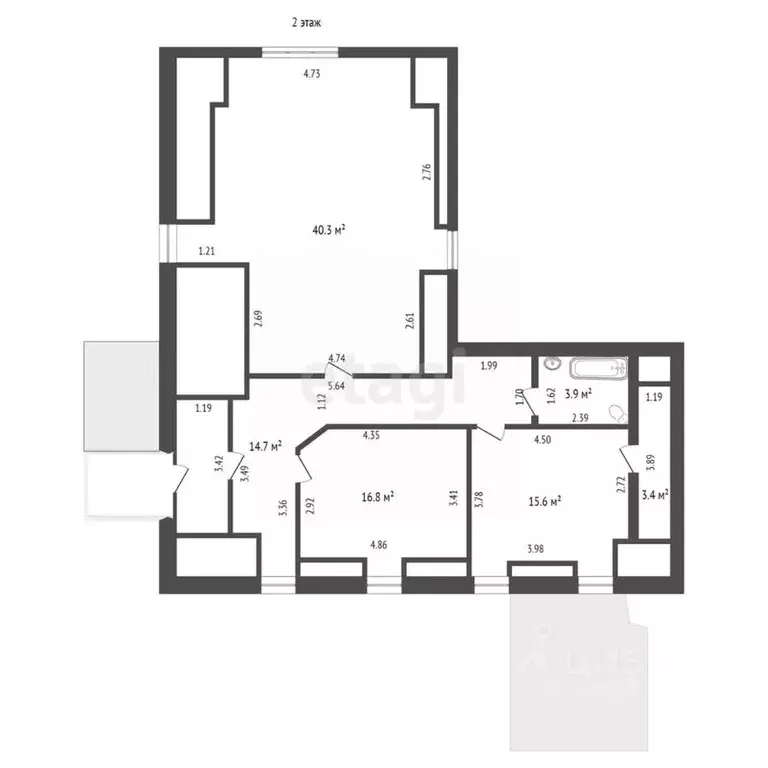 Дом в Крым, Судак муниципальный округ, с. Морское ул. Виноградная (185 ... - Фото 2