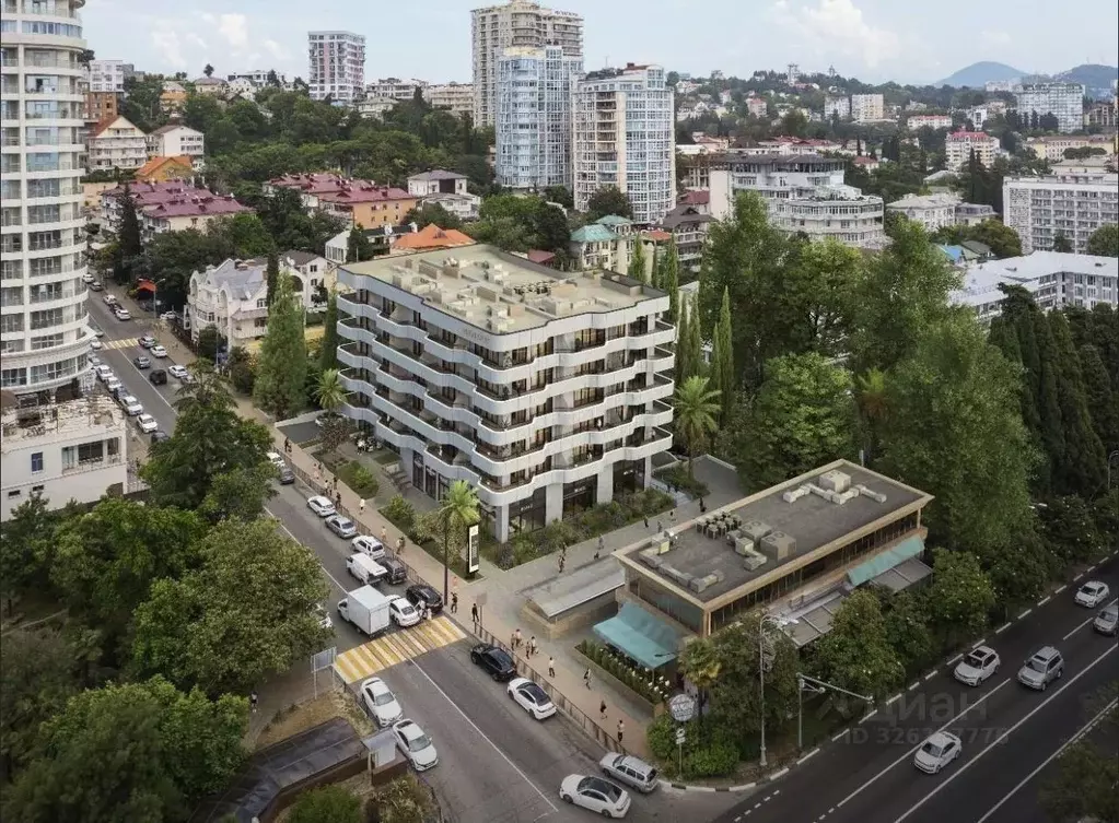 3-к кв. Краснодарский край, Сочи Центральный мкр, пер. Морской, 8 ... - Фото 1