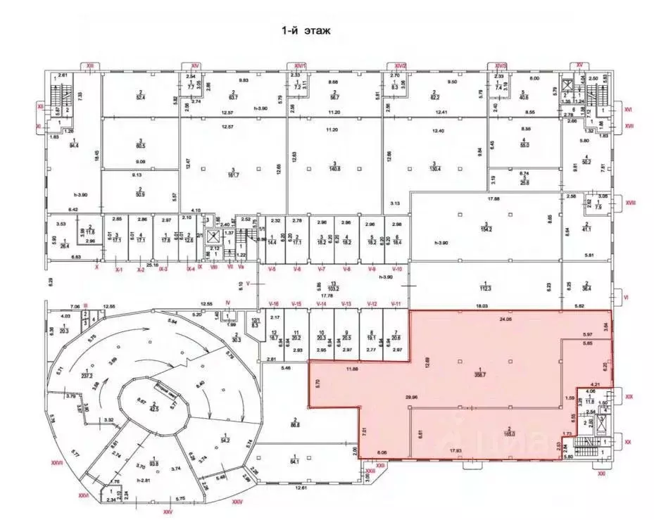 Помещение свободного назначения в Москва Рублевское ш., 22к2 (672 м) - Фото 2