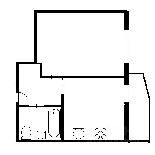 1-к кв. Санкт-Петербург Комендантский просп., 55к1 (31.7 м) - Фото 2