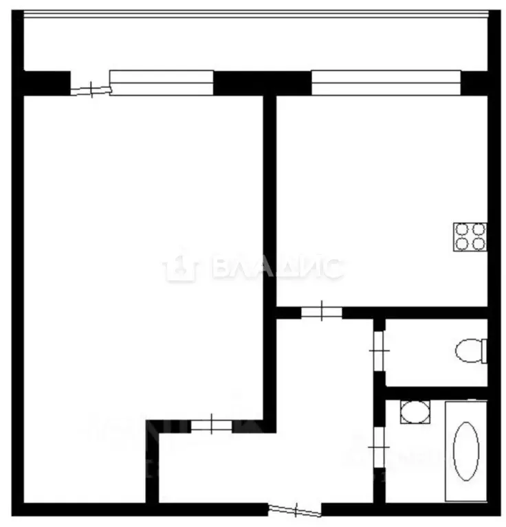 1-к кв. Москва Старобитцевская ул., 11 (39.2 м) - Фото 2