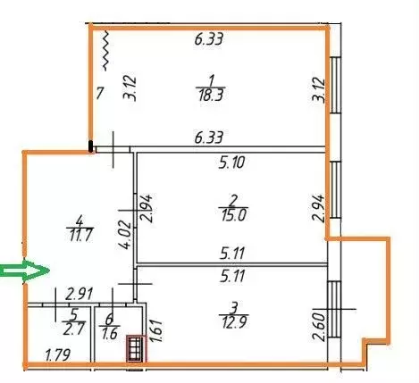 2-к кв. Санкт-Петербург пос. Левашово, просп. Урицкого, 17/31 (63.0 м) - Фото 0
