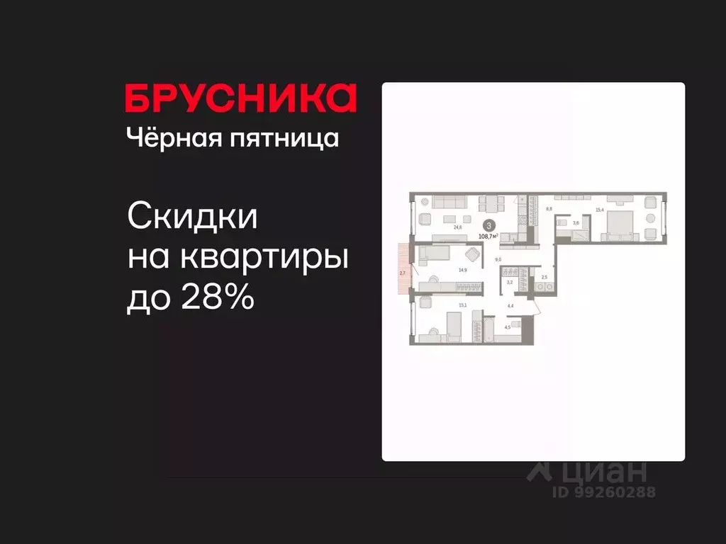 3-к кв. Свердловская область, Екатеринбург Сортировочный жилрайон, ... - Фото 0