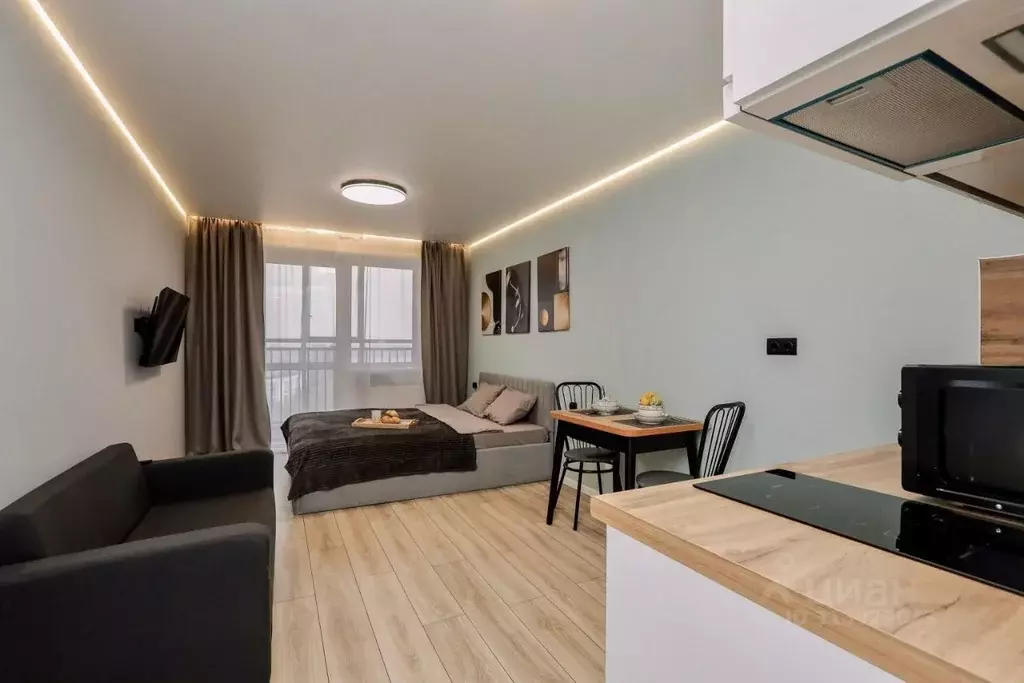 1-к кв. Удмуртия, Ижевск 5-я Подлесная ул., 3 (25.0 м) - Фото 1