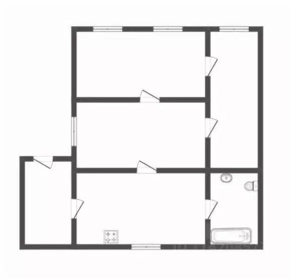 Дом в Воронежская область, Борисоглебск Дубровинская ул., 36 (67 м) - Фото 0
