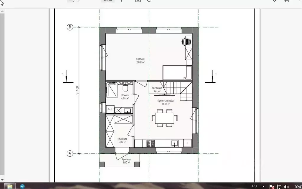 Коттедж в Ульяновская область, Ульяновск Дружба-2 кп,  (124 м) - Фото 1