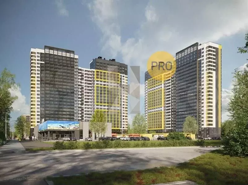 Квартира-студия, 19,7 м, 16/25 эт. - Фото 1