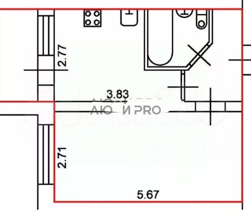 1-к кв. Саратовская область, Саратов Хрустальная ул., 55В (30.7 м) - Фото 2