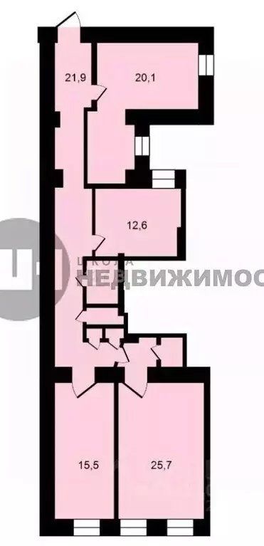 3-к кв. Санкт-Петербург просп. Обуховской обороны, 87 (105.3 м) - Фото 2