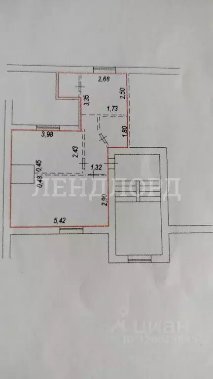 2-к кв. Ростовская область, Ростов-на-Дону Соборный пер., 89 (39.0 м) - Фото 1