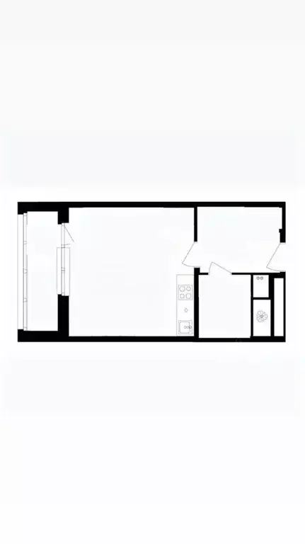 Студия Московская область, Красногорск ул. Молодежная, 3 (31.4 м) - Фото 2