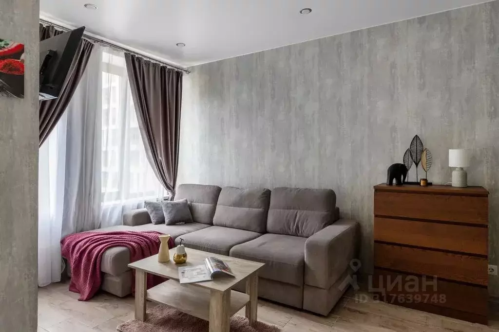 Студия Санкт-Петербург ул. Челюскина, 2 (35.0 м) - Фото 1
