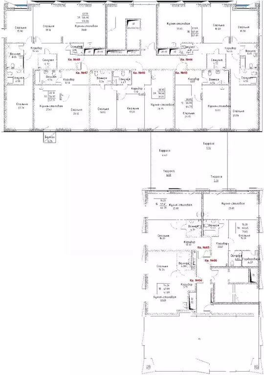 1-к кв. Татарстан, Казань Академик жилой комплекс (57.74 м) - Фото 2