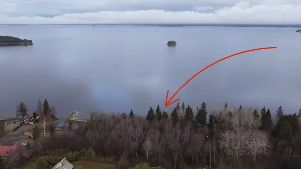 Участок в Карелия, Пряжинский район, Эссойльское с/пос, д. Сямозеро, ... - Фото 1