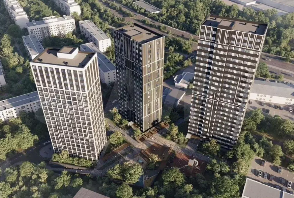 1-к кв. Свердловская область, Екатеринбург пер. Встречный, 4/1 (32.1 ... - Фото 1