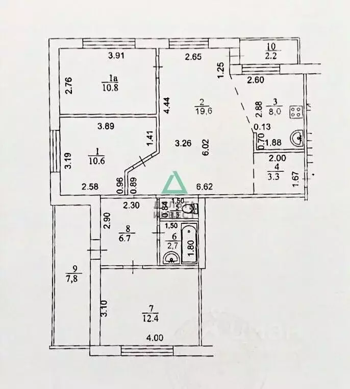 4-к кв. Башкортостан, Уфа Запорожский пер., 7 (75.0 м) - Фото 2