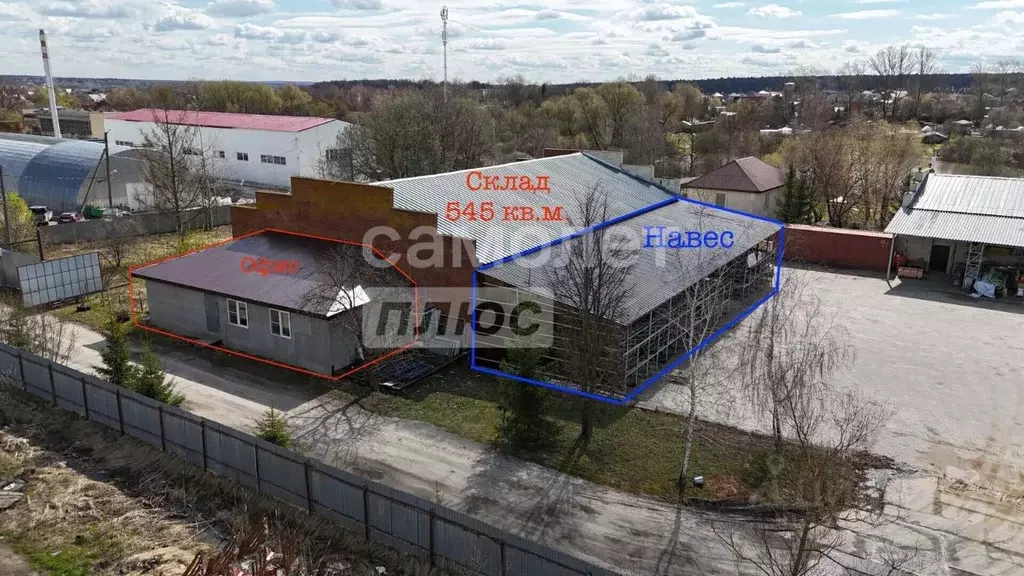 Склад в Московская область, Домодедово городской округ, с. Вельяминово ... - Фото 1