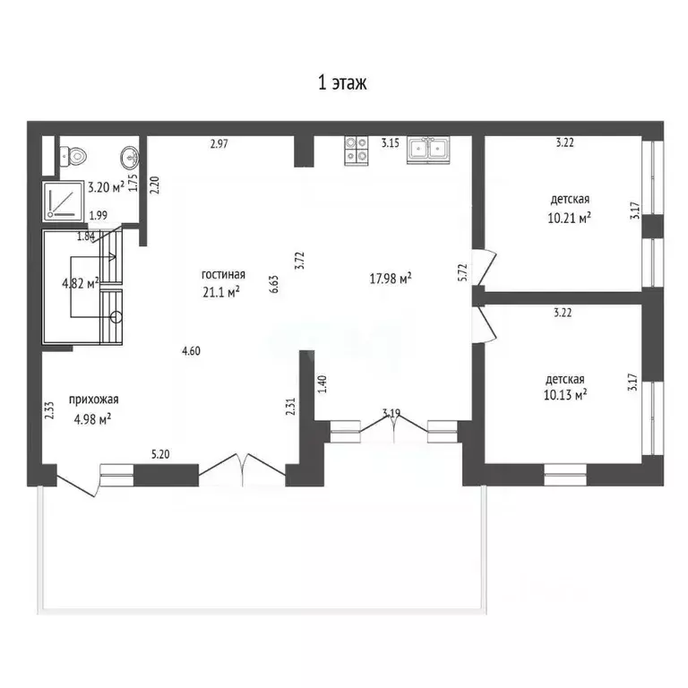 4-к кв. Тюменская область, Тюмень ул. Газовиков, 36 (112.5 м) - Фото 2