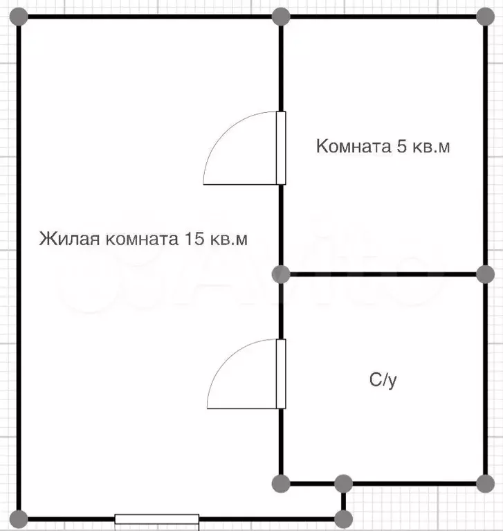 Квартира-студия, 30 м, 1/4 эт. - Фото 0