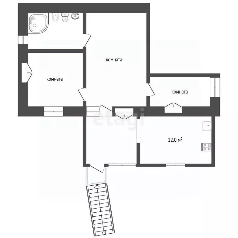 3-к кв. Крым, Ялта ул. Морская, 5 (74.0 м) - Фото 2