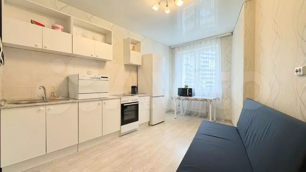 1-к. квартира, 43 м, 5/19 эт. - Фото 0