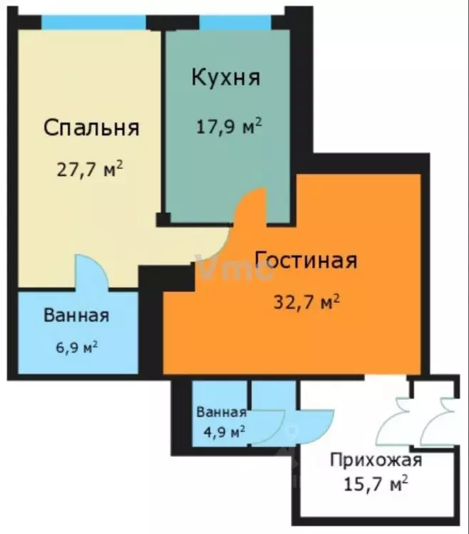 2-к кв. Москва ул. Архитектора Власова, 6 (106.0 м) - Фото 2