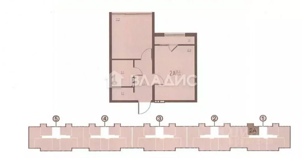 2-к кв. Пензенская область, Пензенский район, Засечный сельсовет, с. ... - Фото 2