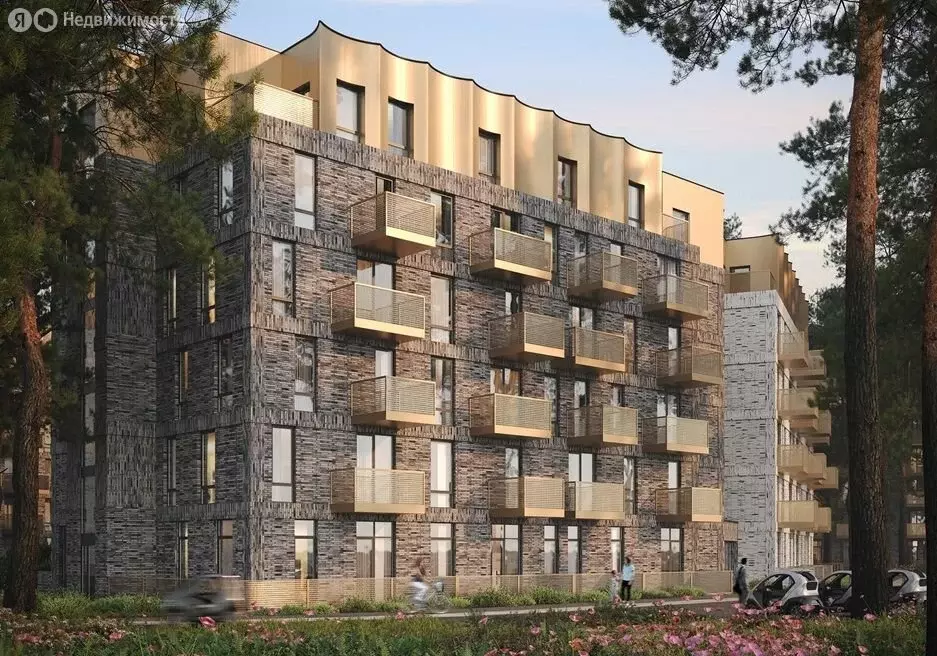 Квартира-студия: городской посёлок Рощино, ЖК Резиденция Рощино (66.09 ... - Фото 2