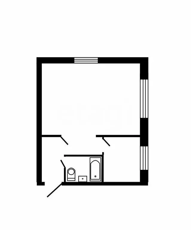 1-комнатная квартира: Златоуст, Кусинское шоссе, 8А (30 м) - Фото 1