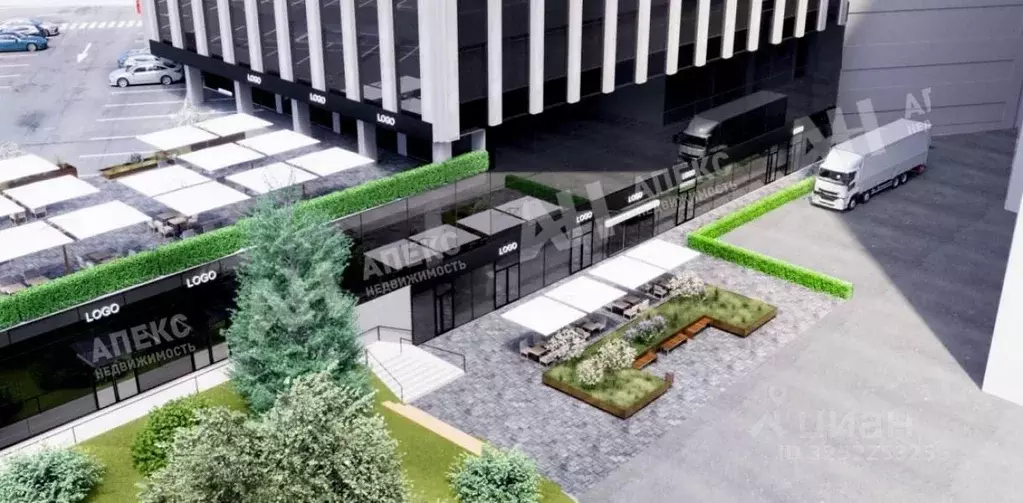 Помещение свободного назначения в Москва Ленинский просп., 158С3 (1500 ... - Фото 1