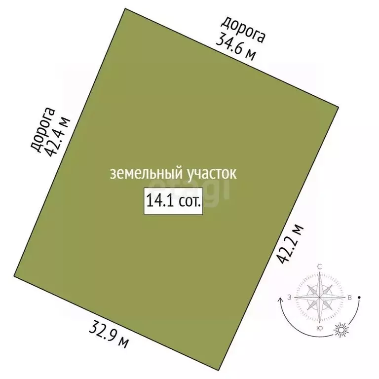 Участок в Мордовия, Лямбирский район, Берсеневское с/пос, Альтерра кп  ... - Фото 1