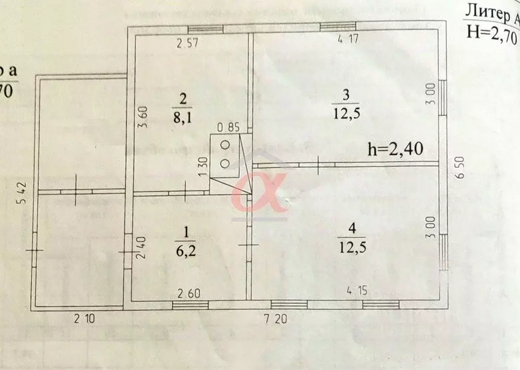 Дом в Кемеровская область, Кемерово ул. Василия Толстикова, 20 (39 м) - Фото 1