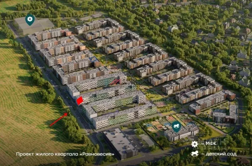 Торговая площадь в Московская область, Одинцовский городской округ, с. ... - Фото 2