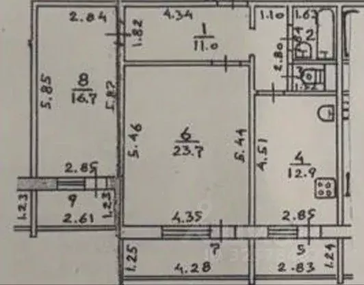 2-к кв. Костромская область, Кострома Малышково мкр, ул. Суслова, 16 ... - Фото 1