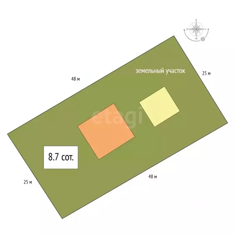 Дом в Новосибирская область, Искитимский район, Мичуринский сельсовет, ... - Фото 2
