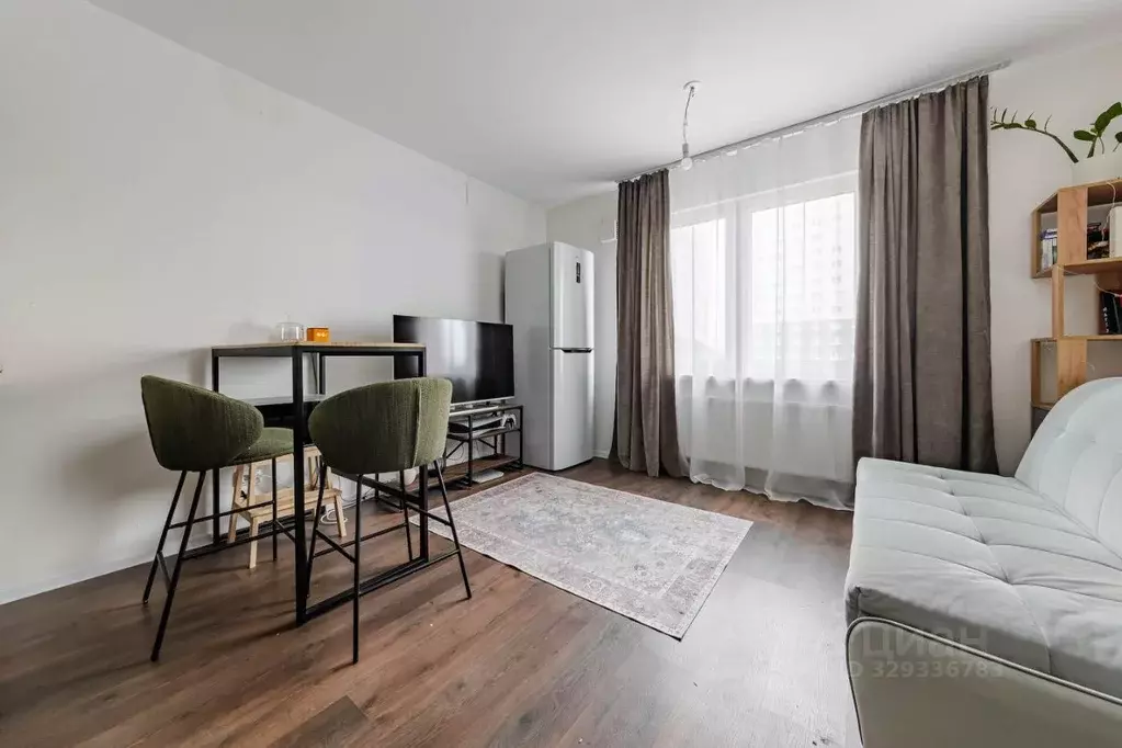 Студия Санкт-Петербург дор. Муринская, 31к3 (23.2 м) - Фото 1
