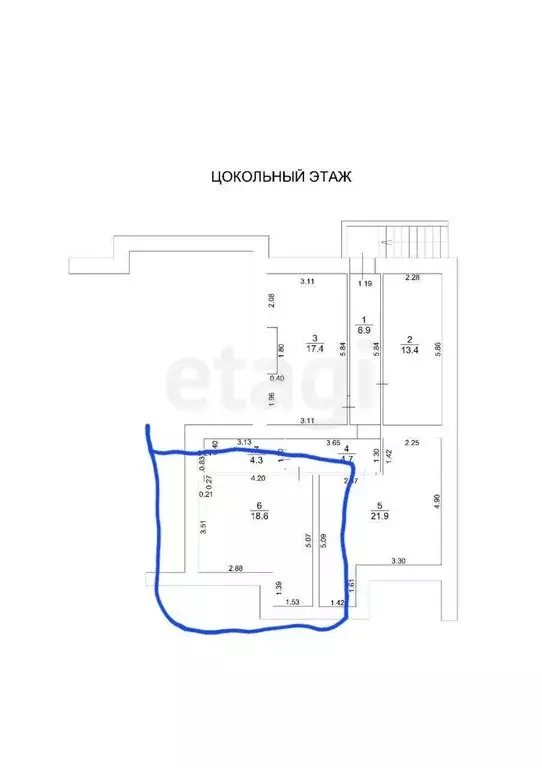 Помещение свободного назначения (18.6 м) - Фото 2