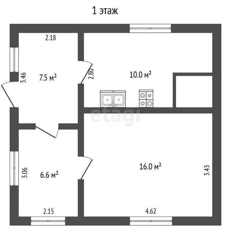 Дом в Сакский район, Ореховское сельское поселение, садоводческий ... - Фото 1