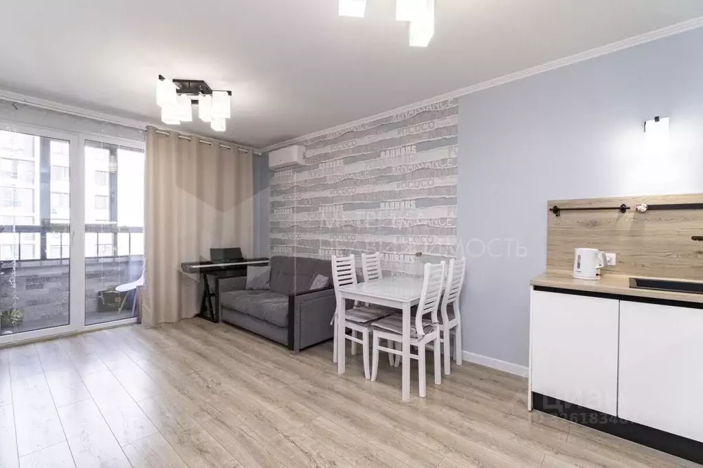 1-к кв. Тюменская область, Тюмень ул. Ю.-Р.Г. Эрвье, 32к1 (45.0 м) - Фото 1