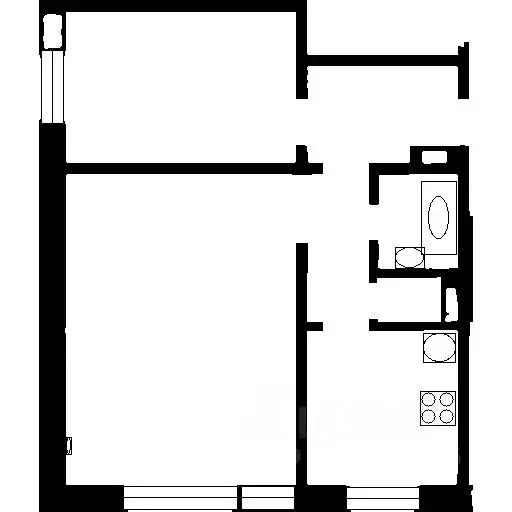 2-к кв. Новосибирская область, Новосибирск ул. Николая Сотникова, 14 ... - Фото 2