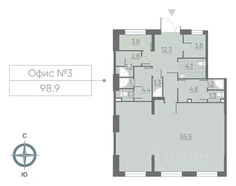 Помещение свободного назначения в Москва Производственная ул., 19Ак2 ... - Фото 1