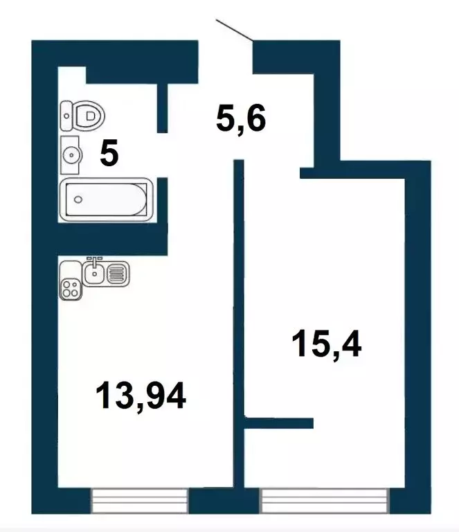 1-комнатная квартира: Новосибирск, улица Забалуева, 3/1 (40 м) - Фото 0