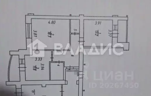 2-к кв. Калужская область, Калуга бул. Солнечный, 4к2 (57.7 м) - Фото 2