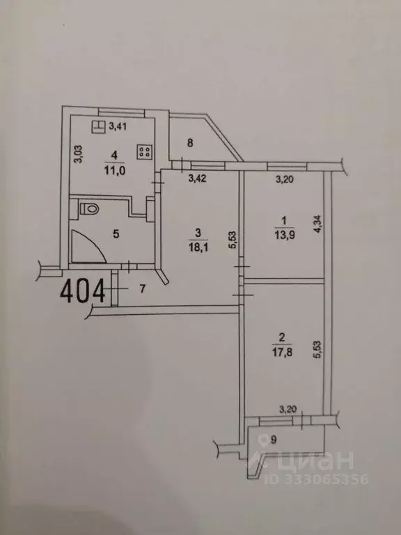 Квартира, 3 комнаты, 83 м - Фото 1